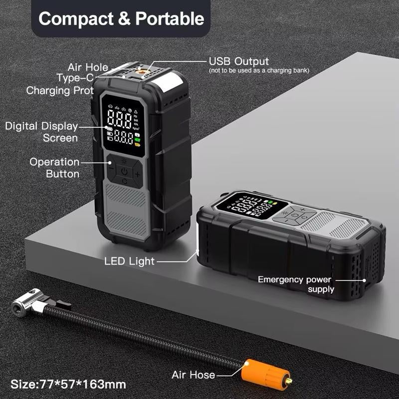 MotorModz All-in-One, Ultra Safe Jump Starter and Tyre inflators