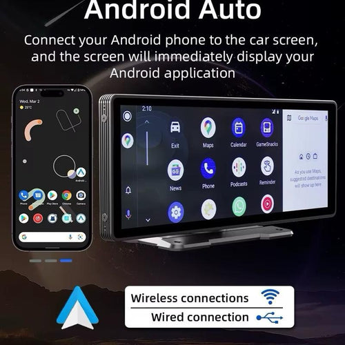 MotorModz 2026 10” Wireless CarPlay, Android Auto & Mirror Link Touchscreen